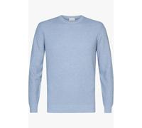 Profuomo Strickpullover mit Rundhalsausschnitt in Hellblau, Größe M