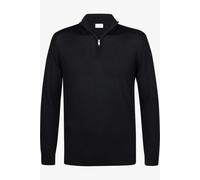 Profuomo Regular Fit Pullover schwarz, Einfarbig