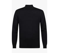 Profuomo Regular Fit Pullover schwarz, Einfarbig