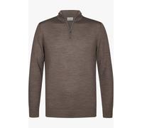 Profuomo Regular Fit Pullover taupe, Einfarbig