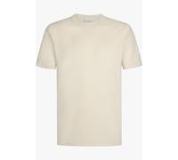 Profuomo Regular Fit T-Shirt Rundhals ecru, Einfarbig