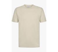 Profuomo Regular Fit T-Shirt Rundhals ecru, Einfarbig