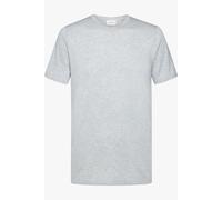 Profuomo Regular Fit T-Shirt Rundhals grau, Einfarbig