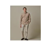 Profuomo Relaxed Fit Cordhemd beige, Einfarbig