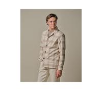 Profuomo Relaxed Fit Flanellhemd beige, Kariert