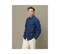 Profuomo Relaxed Fit Hemd blau, Einfarbig