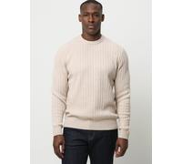 Profuomo Rundhalspullover Herren sand, M
