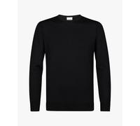 Profuomo Pullover aus Merinowolle mit Rundhalsausschnitt in Black, Größe XL