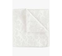 Profuomo Sky Blue Einstecktuch ecru, Paisley