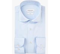 Profuomo Sky Blue Travel Slim Fit Hemd blau, Einfarbig