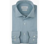 Profuomo Slim Fit Hemd blau, Einfarbig