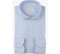 Profuomo Slim Fit Hemd blau, Faux-uni