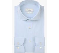 Profuomo Slim Fit Hemd blau, Faux-uni