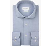 Profuomo Slim Fit Hemd blau, Faux-uni