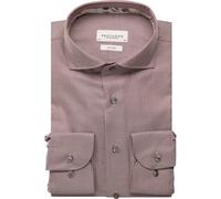 Profuomo Slim Fit Hemd rot, Einfarbig