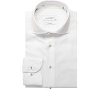 Profuomo Slim Fit Hemd weiss, Einfarbig