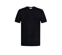 Profuomo Regular Fit T-Shirt Rundhals dunkelblau, Einfarbig