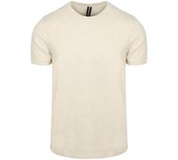 Profuomo T-Shirt Ecru Melange - Größe XXL Wollweiß XXL