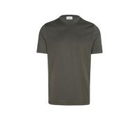 Profuomo Regular Fit T-Shirt Rundhals grün, Einfarbig