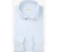 Profuomo Travel Slim Fit Hemd blau, Einfarbig