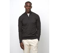 Profuomo Half Zip Pullover Merinowolle Dunkelbraun - Größe XL Braun XL