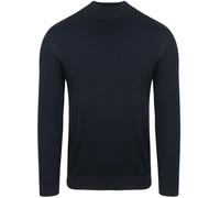 Profuomo Regular Fit Pullover dunkelblau, Einfarbig
