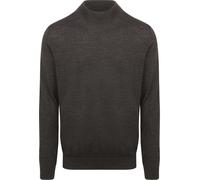Profuomo Turtleneck Merino Pullover Dunkelbraun - Größe L Braun L
