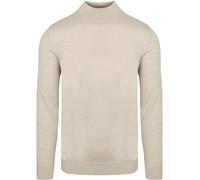 Profuomo Turtleneck Merino Pullover Ecru - Größe L Wollweiß L