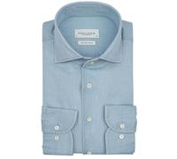 Profuomo Twill Hemd Denim Hellblau - Größe 42 Hellblau 42