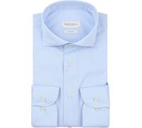 Profuomo Hemd Herren Slim Fit Baumwolle blau, 43