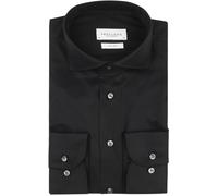 Profuomo Twill Hemd Schwarz - Größe 40 Schwarz 40