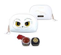 Profusion Cosmetics Hedwig Harry Potter Make-up-Tasche, Bezaubernde weiße Eule, Kosmetiktasche mit Lippen- und Wangenbalsam, Make-up-Organizer für Reisen, vegan und tierversuchsfrei
