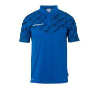 Uhlsport Progressive 28 Short Sleeve Polo Blau 12-13 Years Kinder