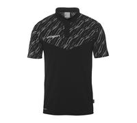 Uhlsport Progressive 28 Short Sleeve Polo Schwarz 10-11 Years Kinder