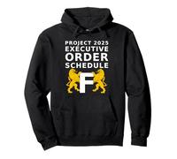 Project 2025 Executive Order Schedule F Agenda Du bist gefeuert Pullover Hoodie