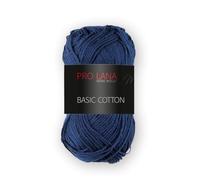 Prolana Basic Cotton - 50G - Farbe: 50, Dunkelblau (33 Farben Erhältlich)