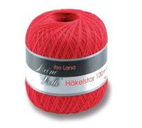 Prolana Häkelstar 100-100g - Farbe: 30, rot (18 Farben erhältlich)