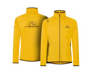 Promo Fleece, Mountain Hiking Sweater, Herren - La Sportiva Y00K00-Yellow/Black XXL