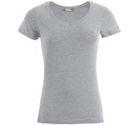 Promodoro Women's Slim Fit V-Neck-T XL sportsgrey