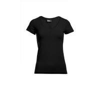 Promodoro Damen Slim Fit V-Neck-T-Shirt 3086 Gr. 2XL black
