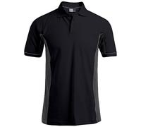 Promodoro Funktions Poloshirt Contrast Herren Gr. 2XL schwarz/grau