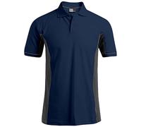 Promodoro Funktions Polo Shirt Kontrast navy grau in Größe XL