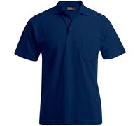 Promodoro Herren Piqué Polo mit Brusttasche - Promodoro 4100 XS navy