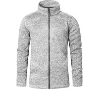 Promodoro Herren Strickfleece Jacke Fleece-Jacke 7720 heather grey 5XL