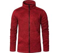 Promodoro Herren Strickfleece Jacke Fleece-Jacke 7720 heather red XXL