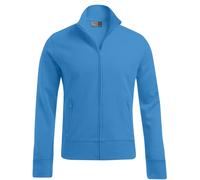 promodoro® Men’s Jacket Stand-Up Collar turquoise, Größe M (Outdoorkleidung & Freizeitkleidung)