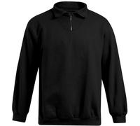 Promodoro Herren Troyer Sweater Promodoro 5050 schwarz M