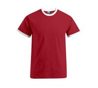 Promodoro - Men´s Contrast-T Fire Red - Gr. - XXL
