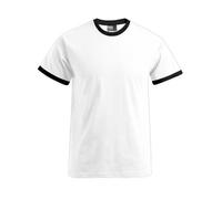 Promodoro - Men´s Contrast-T White - Gr. - S