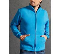 Promodoro - Men´s Double Fleece Jacket Turquoise - Gr. - 3XL